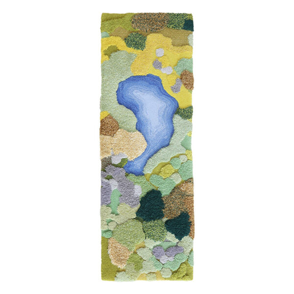 Hand Tufted Woolen Runner Rugs Forest Lake