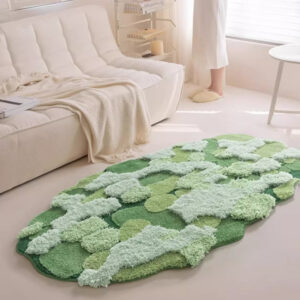 green runner rug