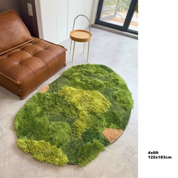 green-moss-shaggy-oval-tufted-rug-4x6